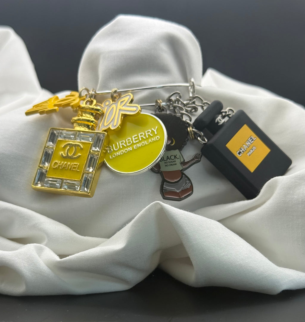 Golden Confidence Charm Bracelet