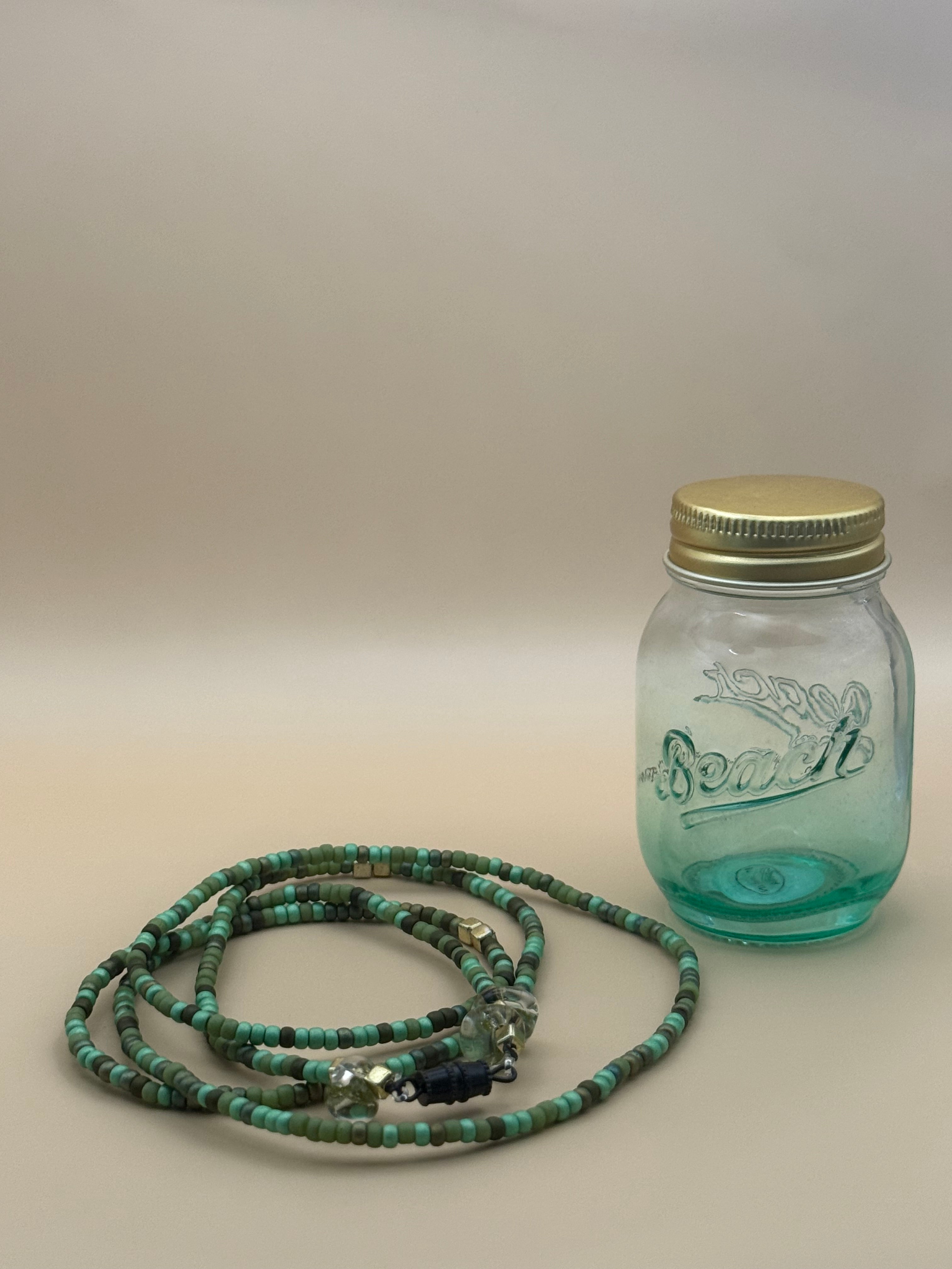 Sea Glass Serenity Waist Beads