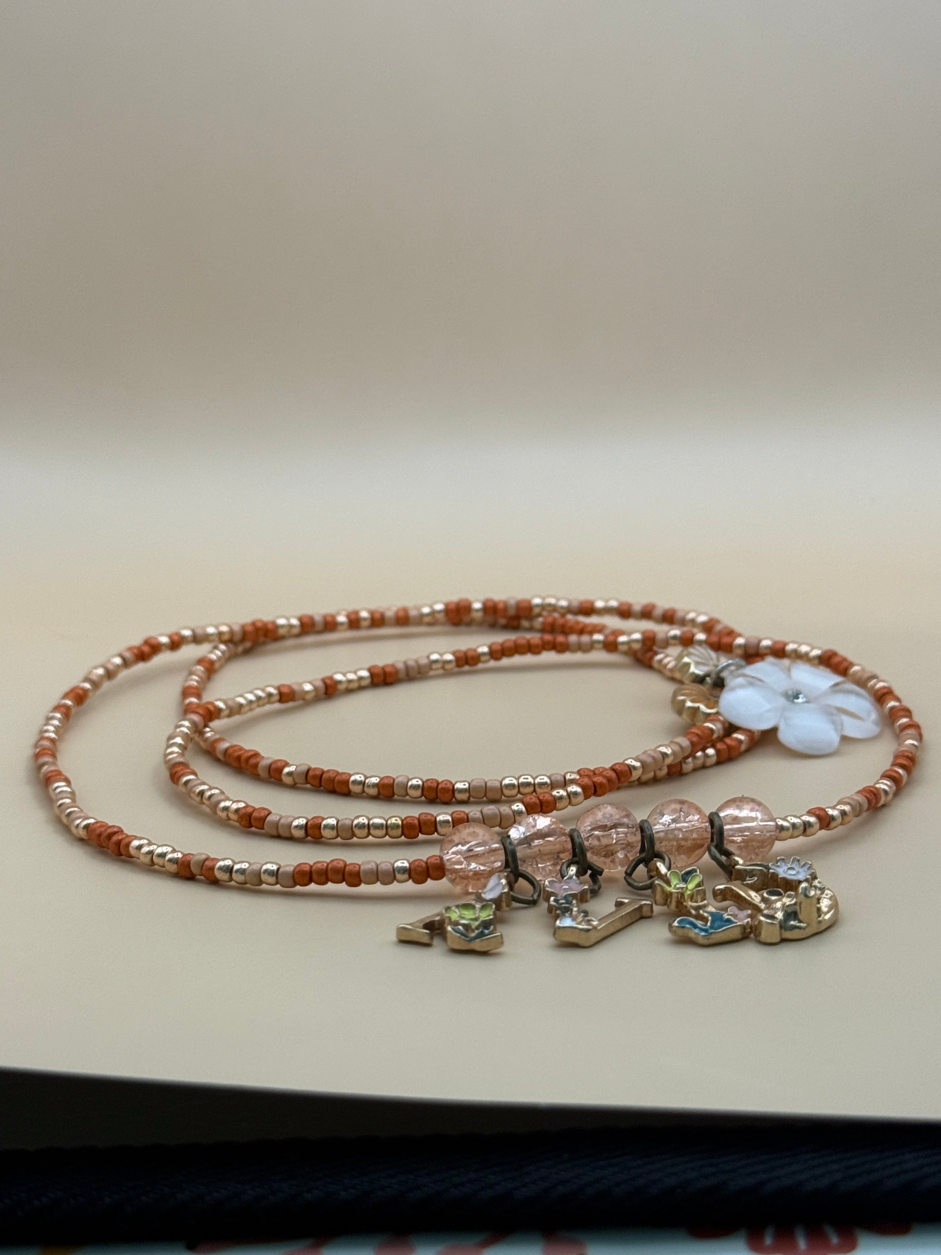Blooming Initials Waist Beads