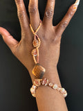 Rose Quartz Garden Hand Chain