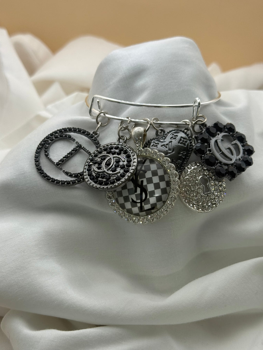 Midnight Luxe Charm Bracelet
