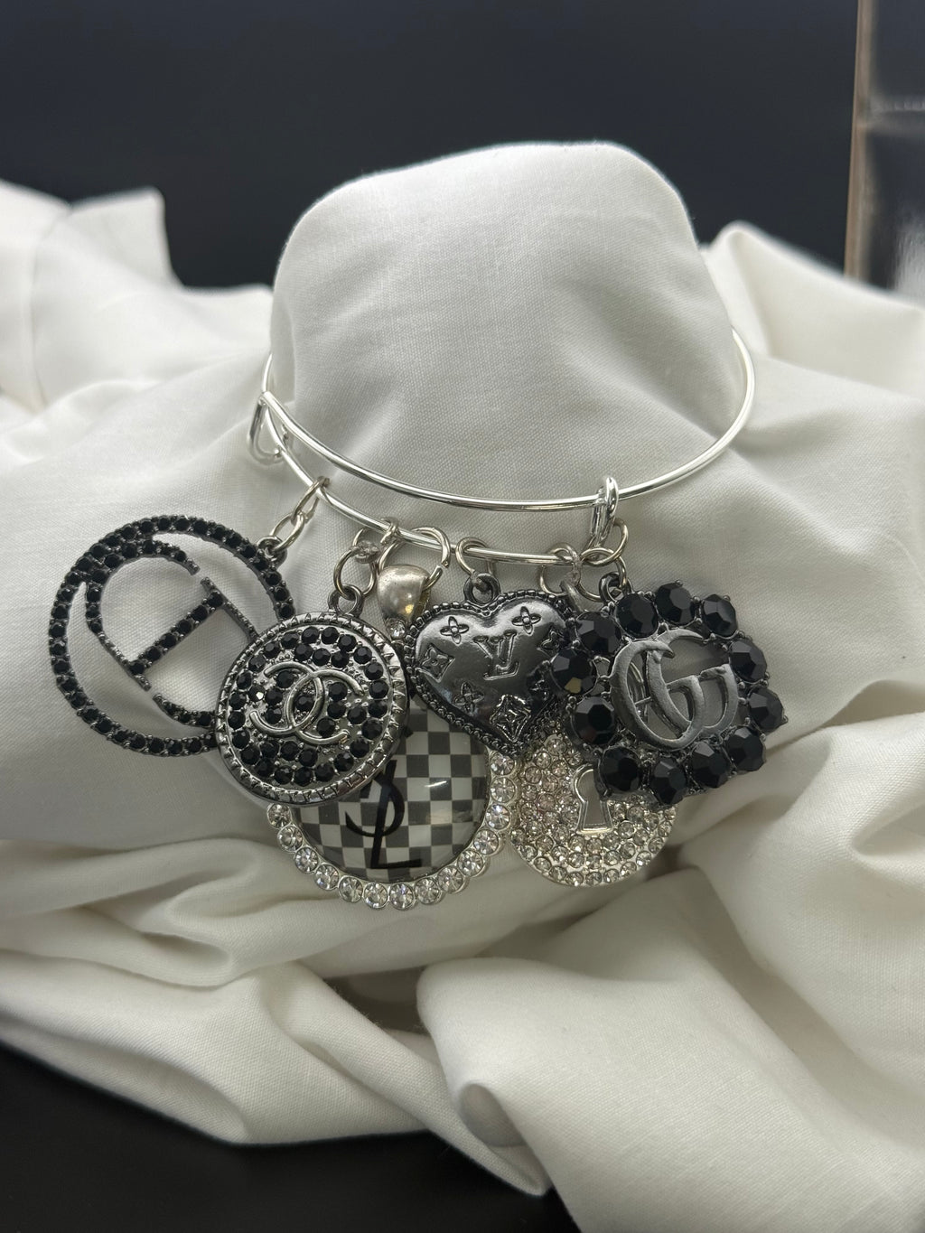 Midnight Luxe Charm Bracelet