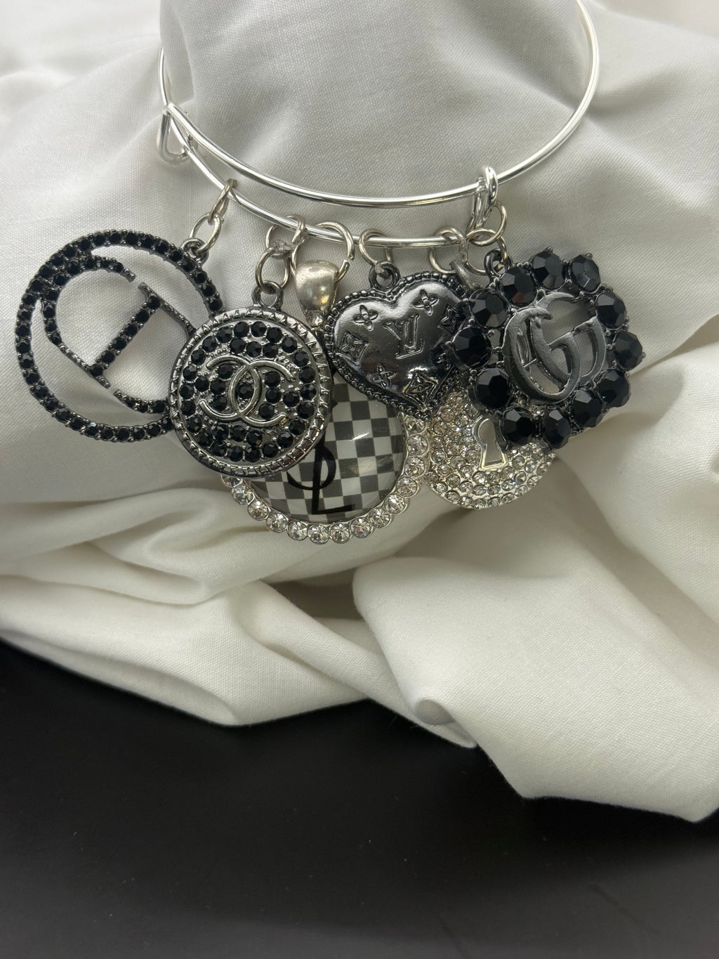 Midnight Luxe Charm Bracelet